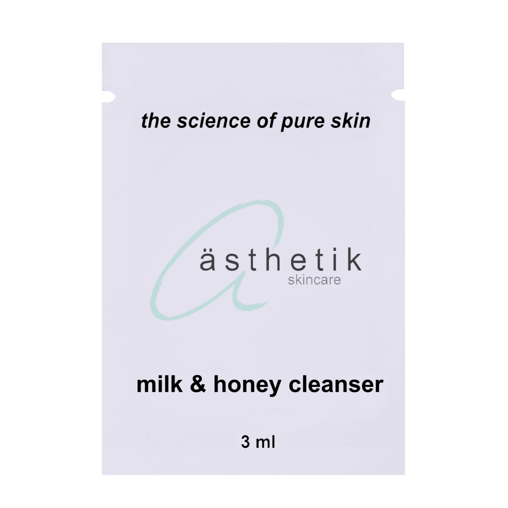 milk & honey cleanser sample - ästhetik skincare - sample