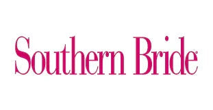 Southern Bride logo in pink serif typography on a white background.