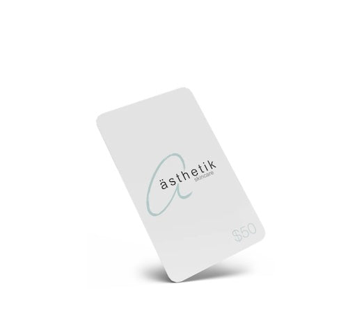 asthetik skincare gift cards