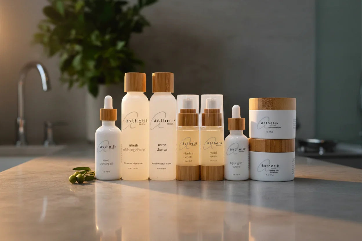 anti-aging skincare collection bundle