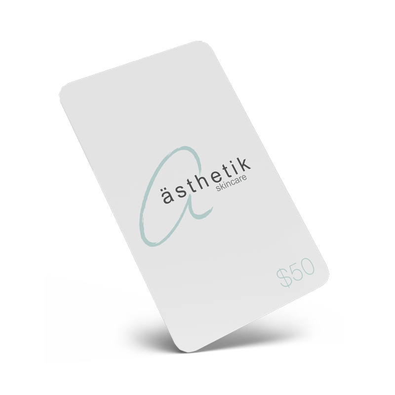 ästhetik skincare gift card | digital clean beauty gift idea - ästhetik skincare