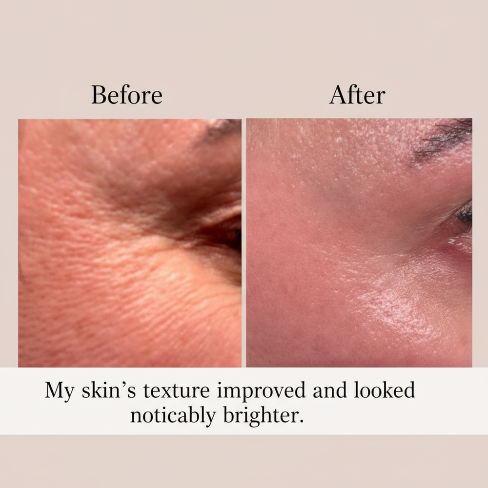 asthetik radiant eye gel before and after