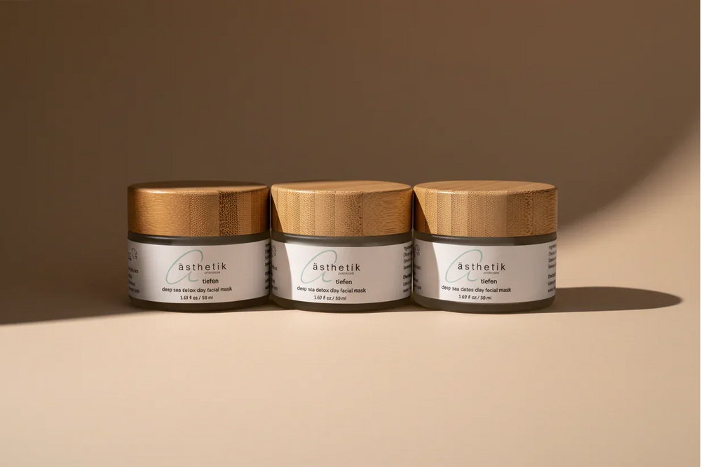 asthetik skincare detox clay facial mask