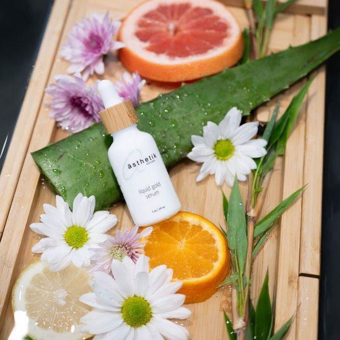 liquid gold serum - ästhetik skincare - oil serum