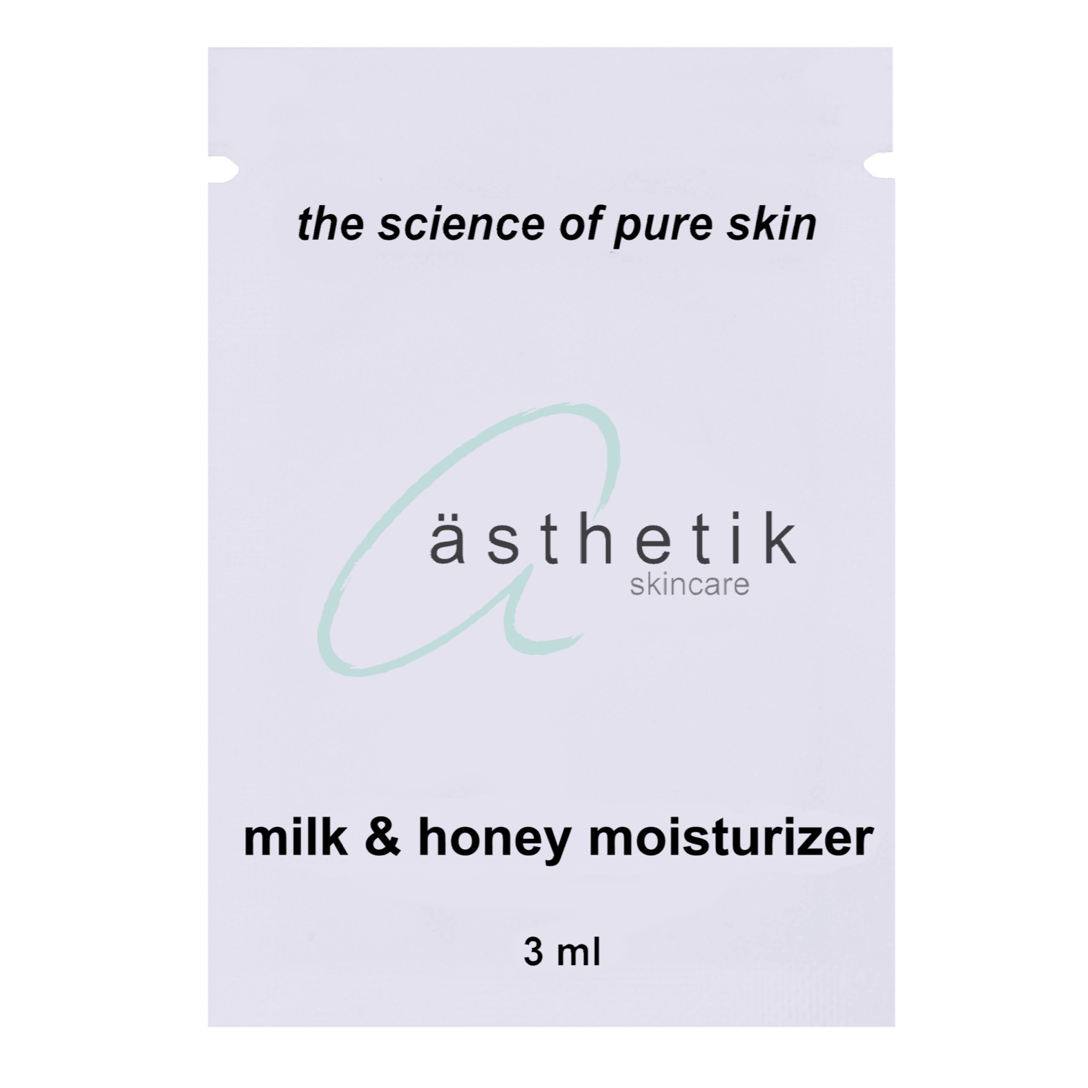 milk & honey moisturizer sample - ästhetik skincare - sample