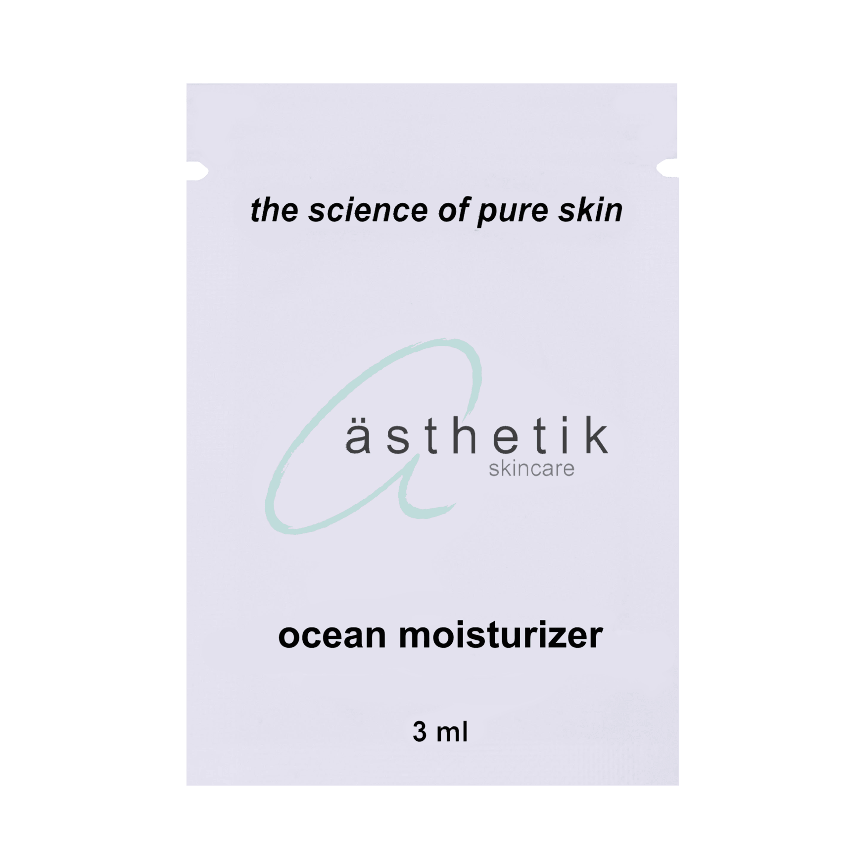 ocean moisturizer sample - ästhetik skincare - sample