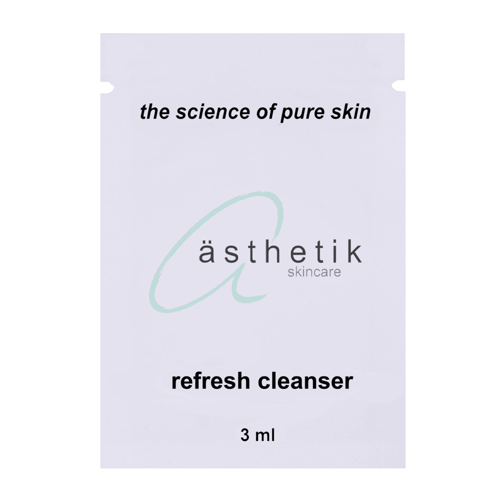 refresh exfoliating cleanser sample - ästhetik skincare - sample